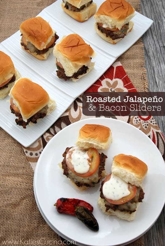 Roasted Jalapeño & Bacon Sliders Katie's Cucina