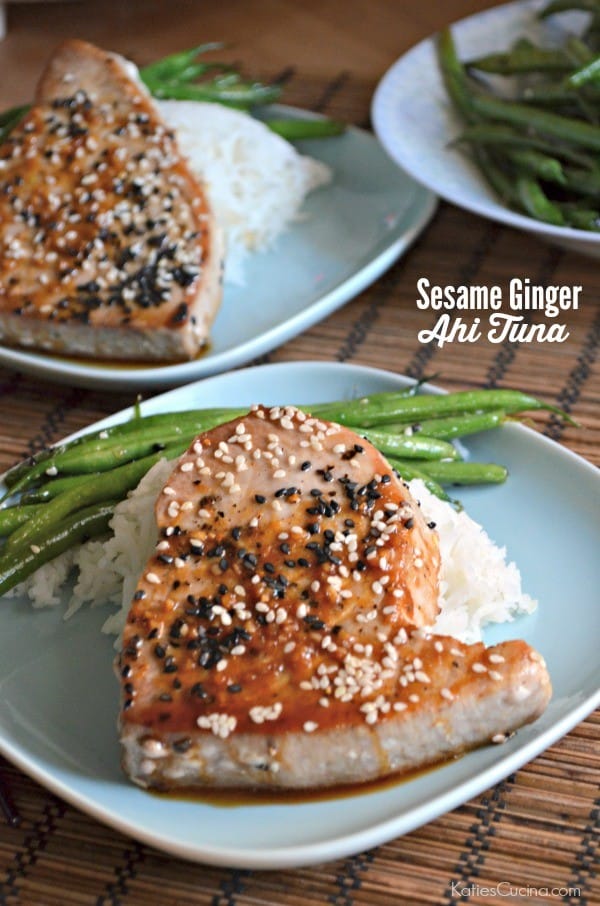 Sesame Ginger Ahi Tuna