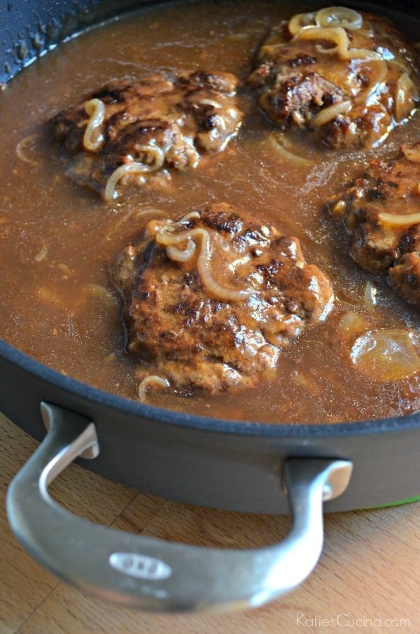 Skillet Salisbury Steak with Onion Gravy