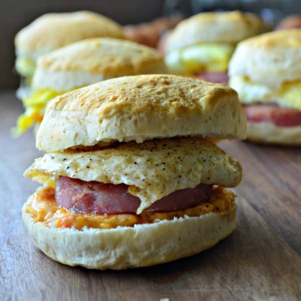 Southern Biscuit Breakfast Sandwiches - Katie's Cucina