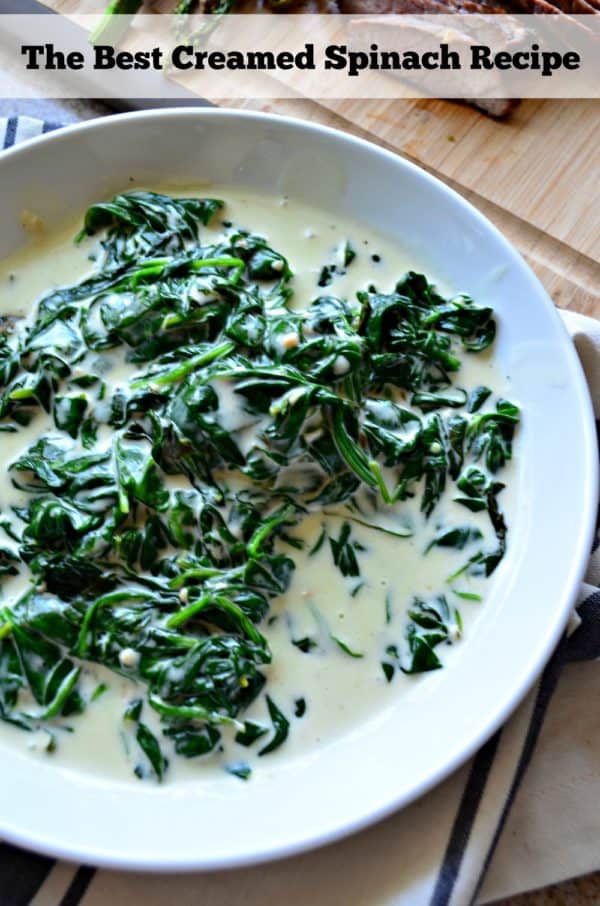 The Best Creamed Spinach - Katie's Cucina