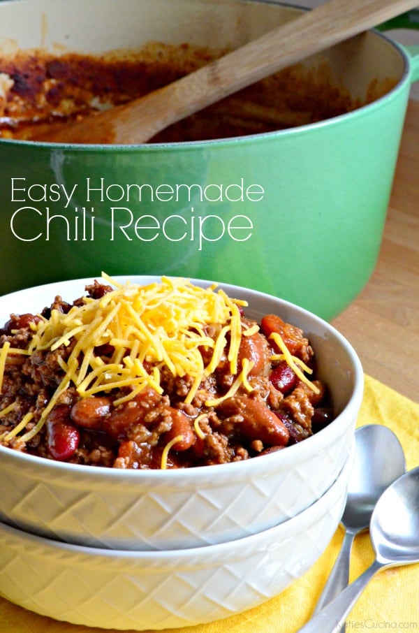 Easy Homemade Chili Recipe