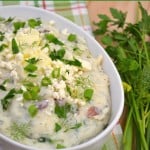 Feta and Herb Mashed Potatoes