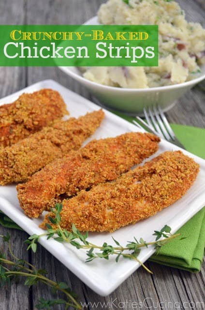 Crunchy-Baked Chicken Strips