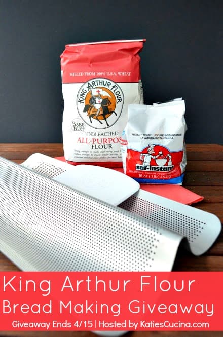 King Arthur Flour Bread Making Giveaway from KatiesCucina.com