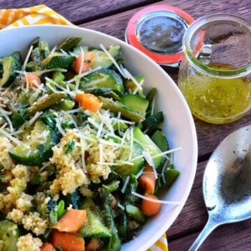 Lime Couscous with Veggies from KatiesCucina.com #recipe #couscous