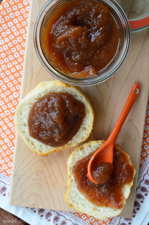 Homemade Apple Butter from KatiesCucina.com