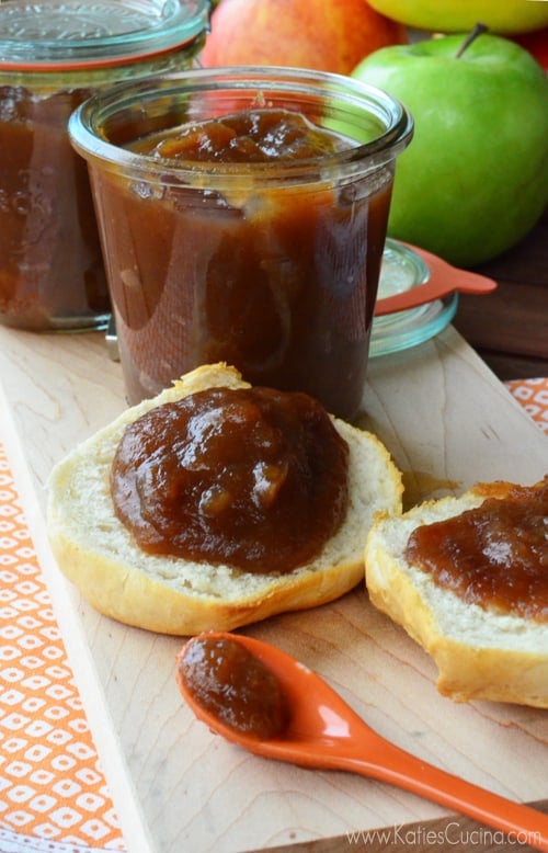 Homemade Apple Butter from KatiesCucina.com