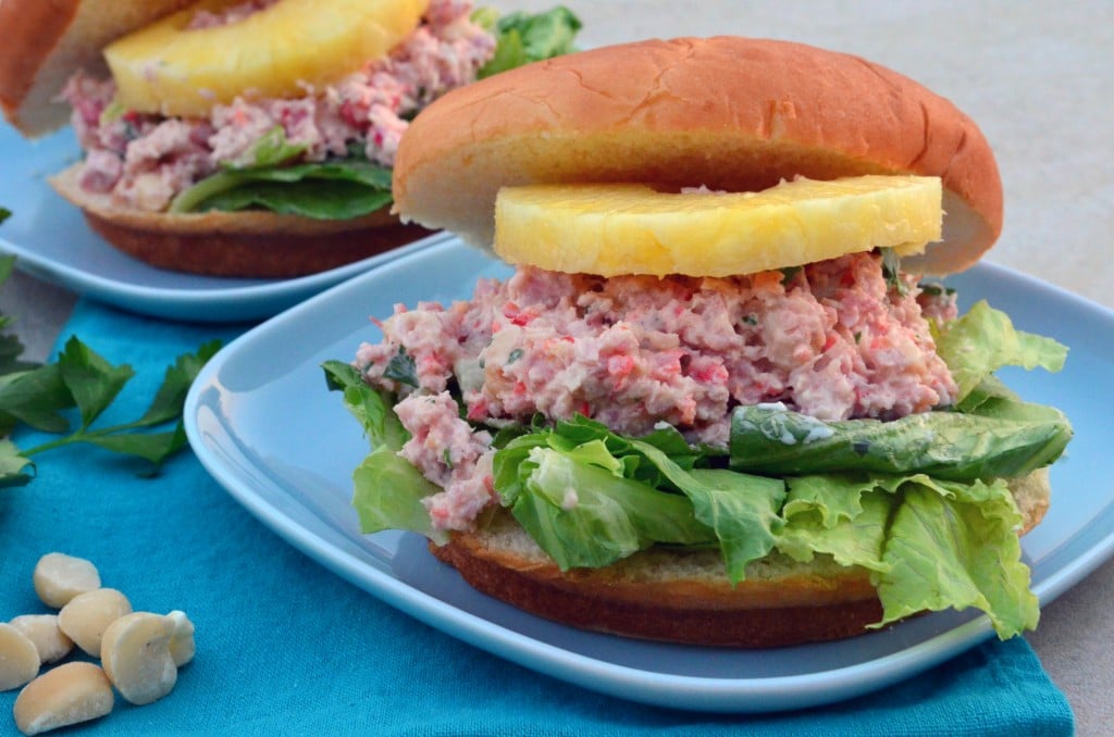 Tropical Ham Salad Sandwiches