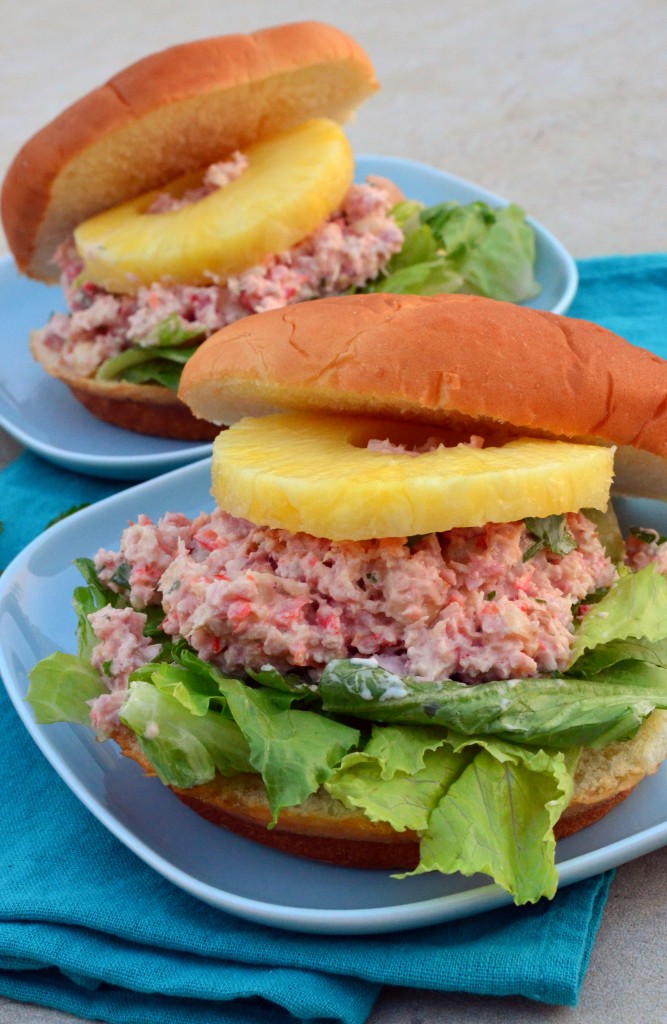 Tropical Ham Salad Sandwiches