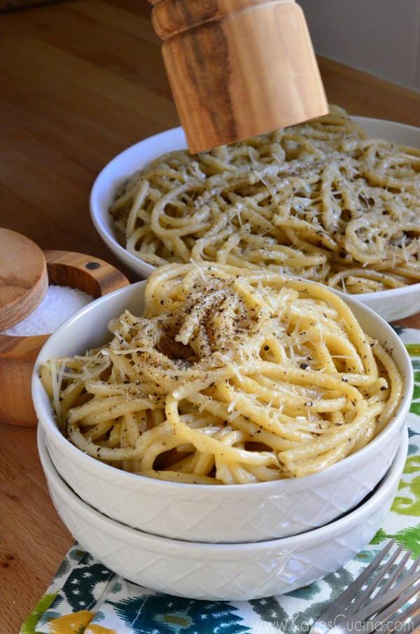 Cacio e Pepe - Katie's Cucina