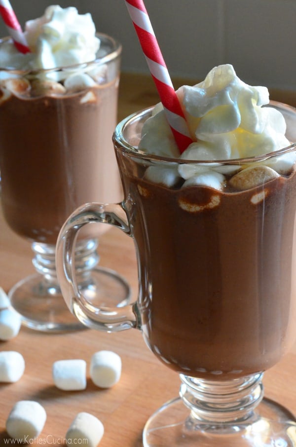 homemade hot chocolate 1