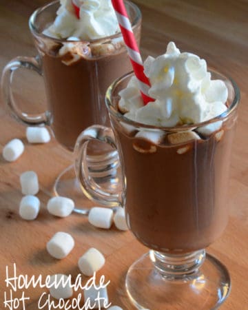 easy homemade hot chocolate using just a few ingredients you have on hand!