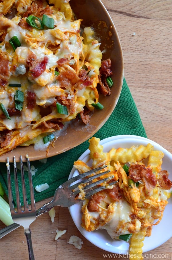 Buffalo Chicken Bacon Cheese Fries