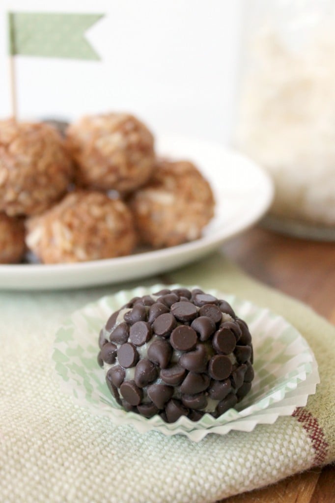 Brazilian Coconut Brigadeiros from The Kitchen Prep on KatiesCucina.com