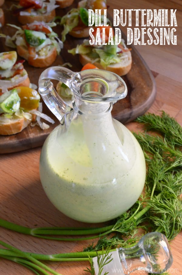 Dill Buttermilk Salad Dressing