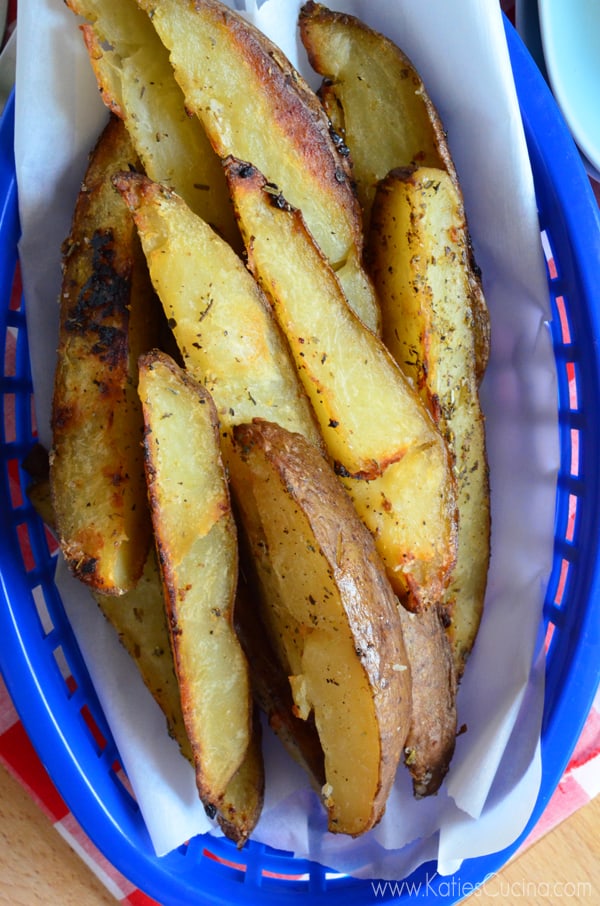 Italian Style Baked Potato Wedges