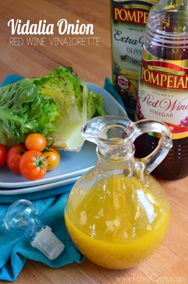 Vidalia Onion Red Wine Vinaigrette #DressingItUp