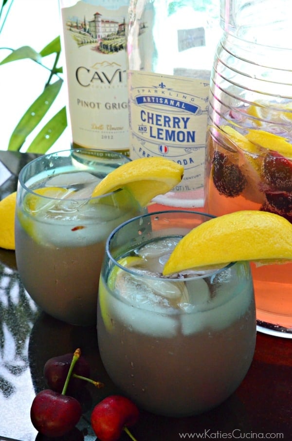 Cherry Lemon Sangria