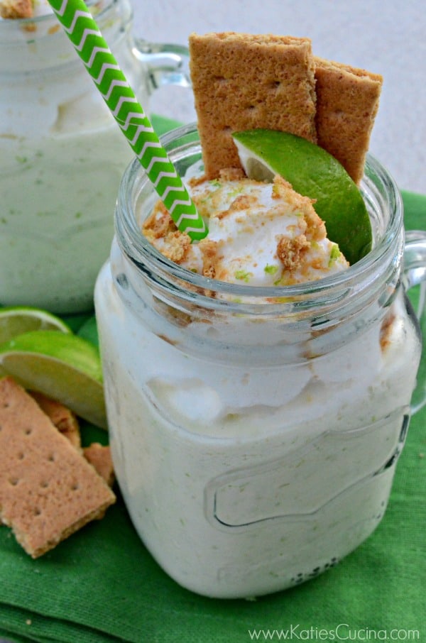 Key Lime Pie Milkshakes from @KatieJasiewicz #MilkshakeWeek