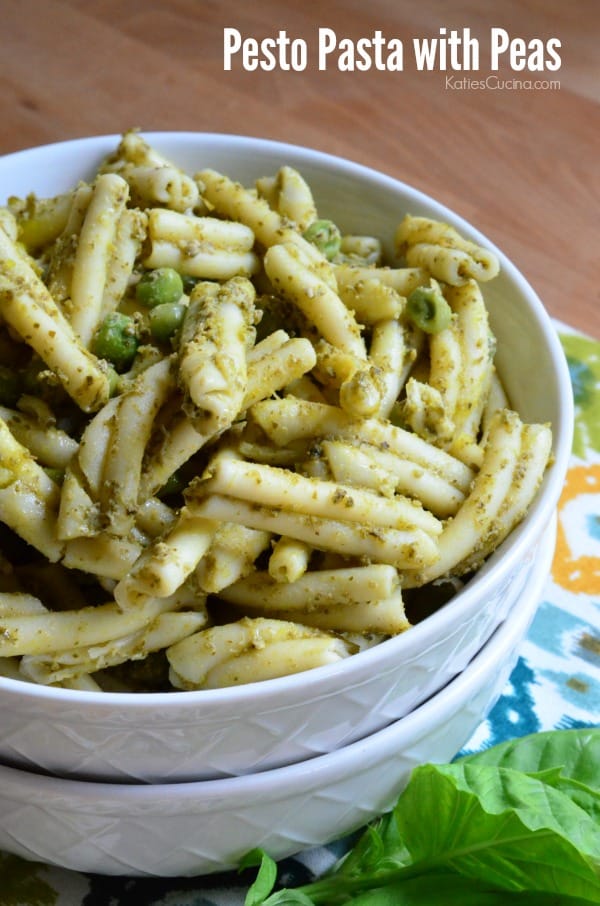 Pesto Pasta with Peas