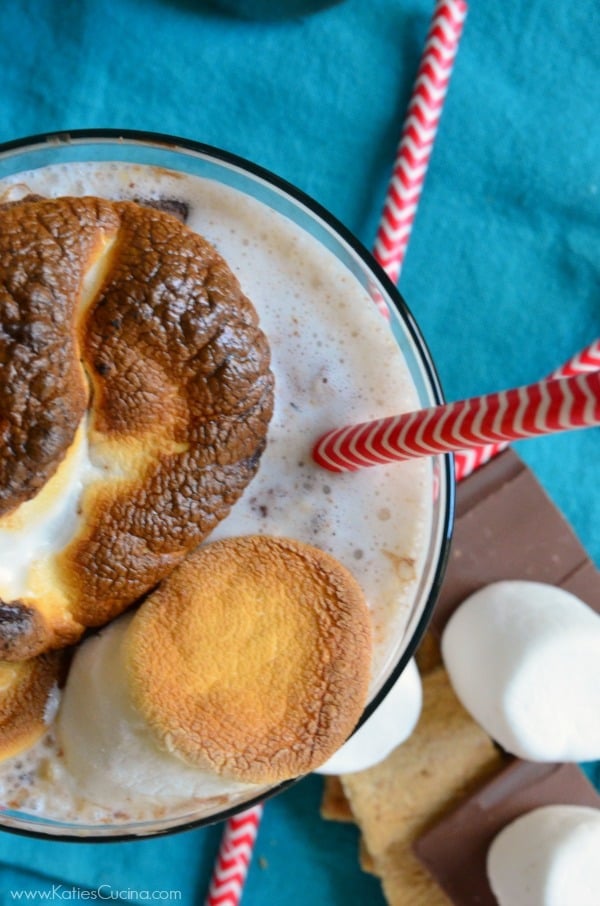 S'mores Milkshakes from @KatieJasiewicz #MilkshakeWeek