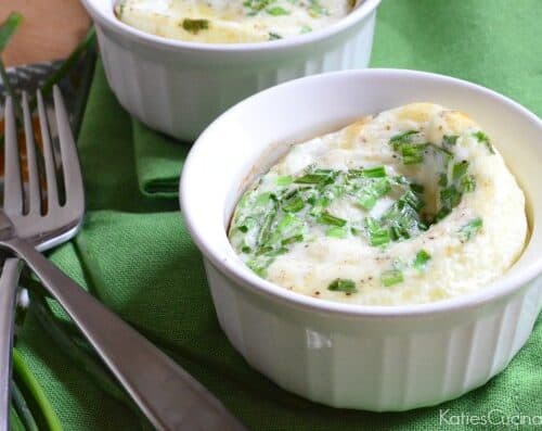 Egg White & Chive Soufflé