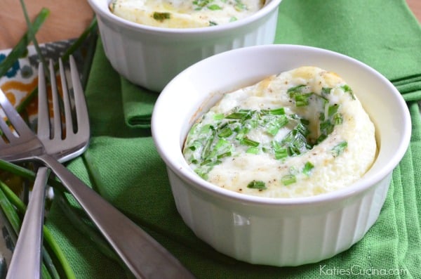 Egg White & Chive Soufflé