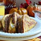 Pumpkin Cream Cheese Stuffed French Toast