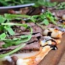 Steak Pear and Gorgonzola Flatbread