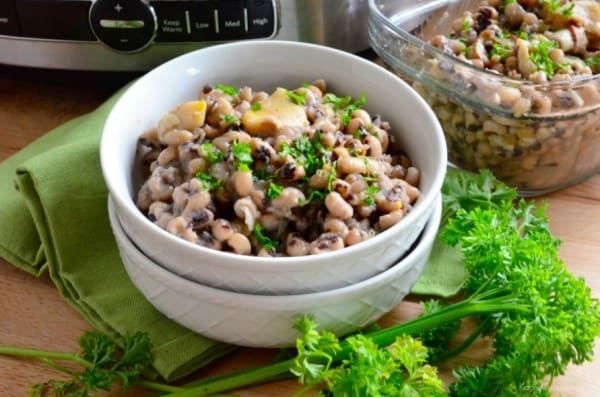 Slow Cooker Black Eye Peas