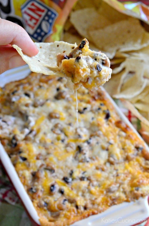 Cheesy Black Eye Pea Dip