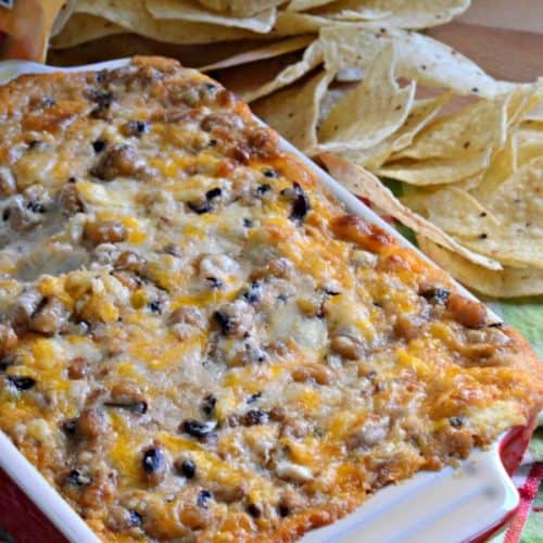 Cheesy Black Eye Pea Dip