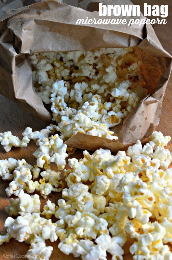 brown bag microwave popcorn