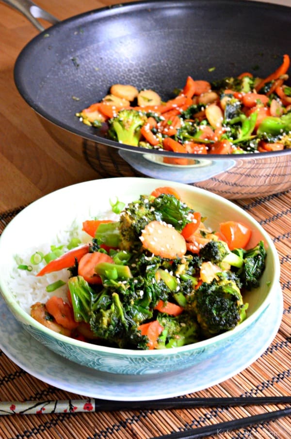 Kale Carrot and Broccoli Stir-Fry 2