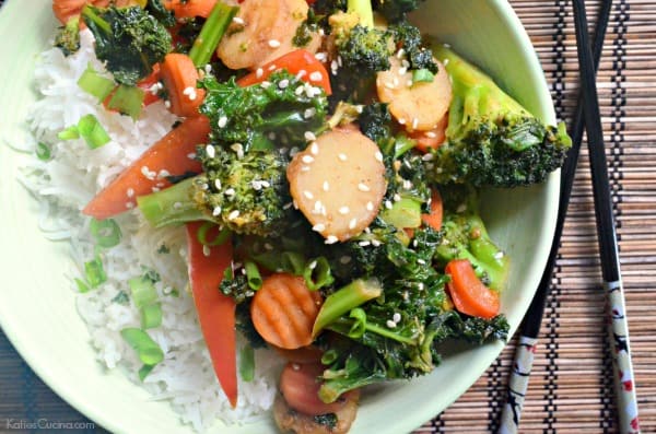 Kale Carrot and Broccoli Stir-Fry 3