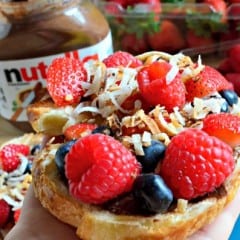 Nutella Berry Croissants