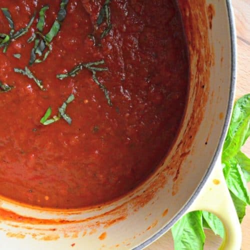 Simple Marinara Sauce #PublixVivaItalia #Ad