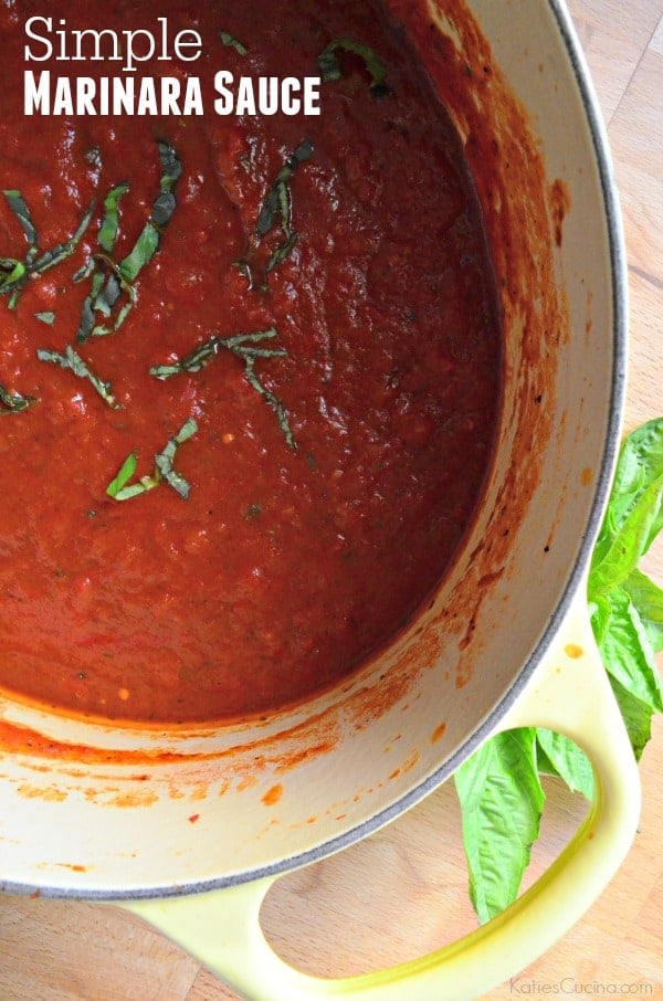 Simple Marinara Sauce #PublixVivaItalia #Ad