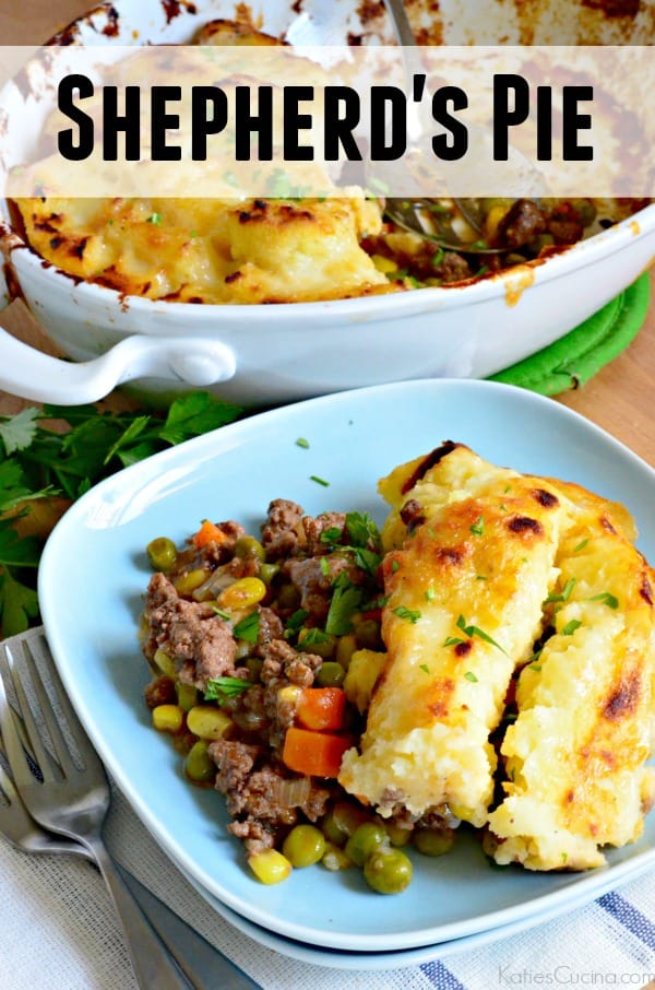 Easy to make Shepherd's Pie recipe! Perfect for dinner tonight!