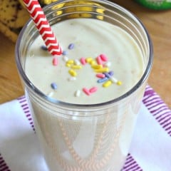 Banana Birthday Cake Smoothie