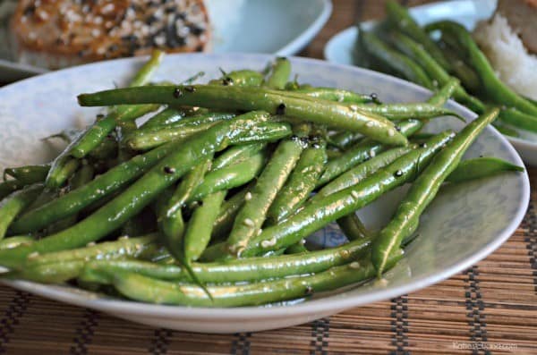 Honey Sesame Green Beans