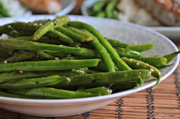 Honey Sesame Green Beans