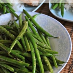 Honey Sesame Green Beans