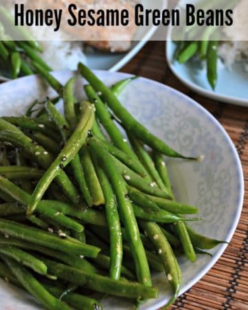 Honey Sesame Green Beans
