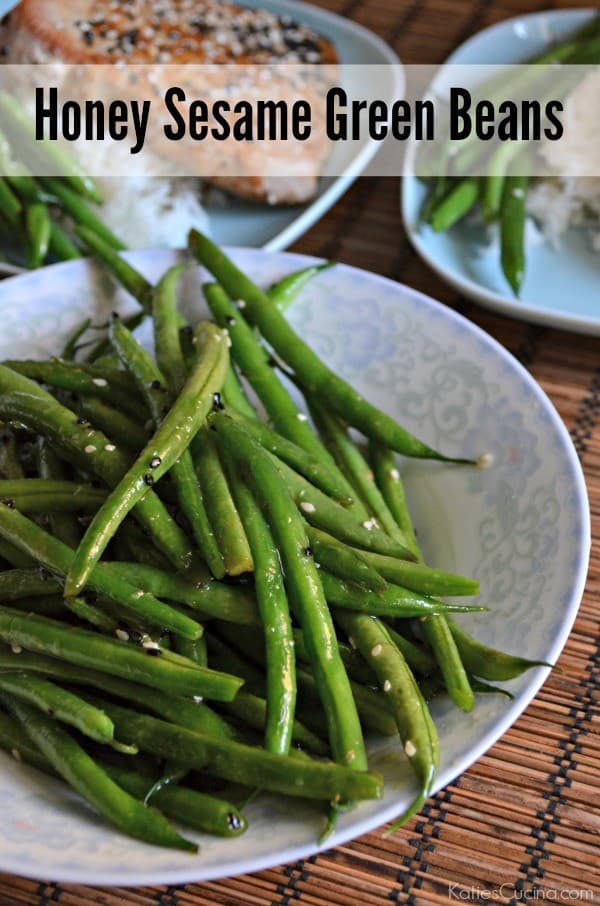 Honey Sesame Green Beans