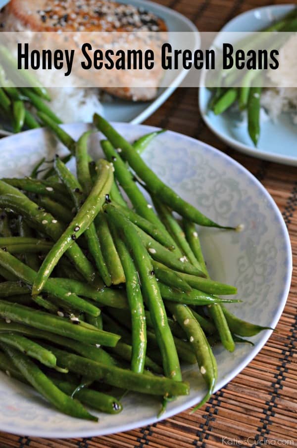 Honey Sesame Green Beans