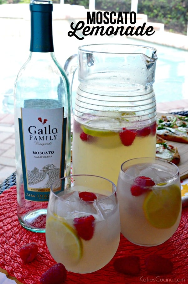 Moscato Lemonade using @GalloFamily Moscato! #MoscatoDay