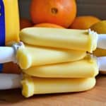 3-Ingredient Orange Creamsicle Yogurt Pops