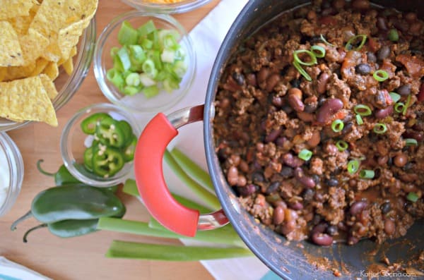 Chunky Beef Chili with 3 Beans